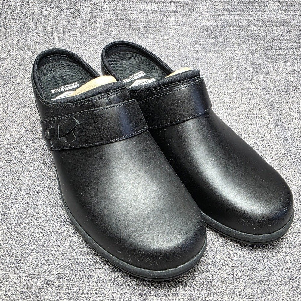 Merrell Women's J099312 Black Valetta Pro Slide Slip Resistant Slip On Work Shoe